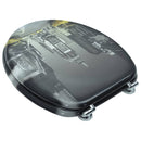 MDF WC-ülőke fedéllel new yorki tervezés