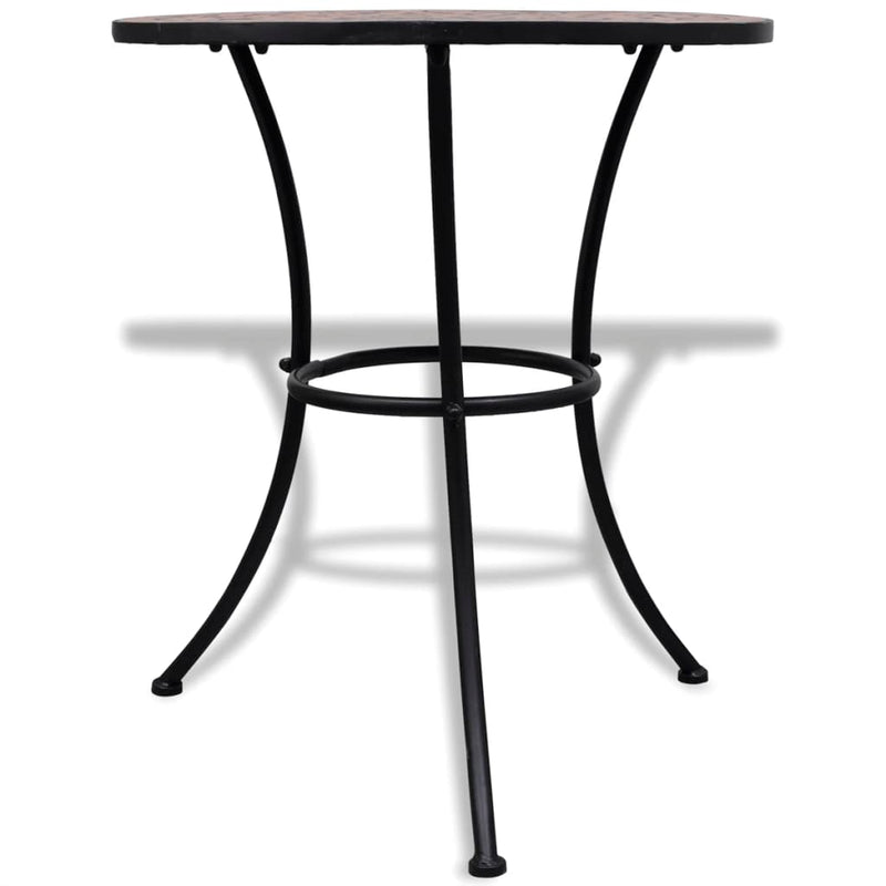 vidaXL terrakotta mozaik bisztró asztal 60 cm