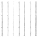 vidaXL ezüst horganyzott acél drótkerítés póznákkal 15 x 1 m