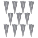 vidaXL horganyzott acél drótkerítés horgony tüskékkel 25 x 1,5 m