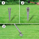 vidaXL horganyzott acél drótkerítés horgony tüskékkel 25 x 1,5 m