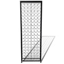 vidaXL fém bortartó állvány 108 palack számára