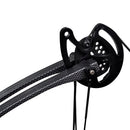 Felnőtt csigás íj tartozékokkal és üvegszálas nyilakkal