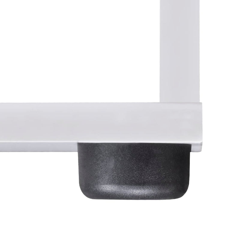 vidaXL fehér lépcsős könyvespolc/vitrines polc 142 cm