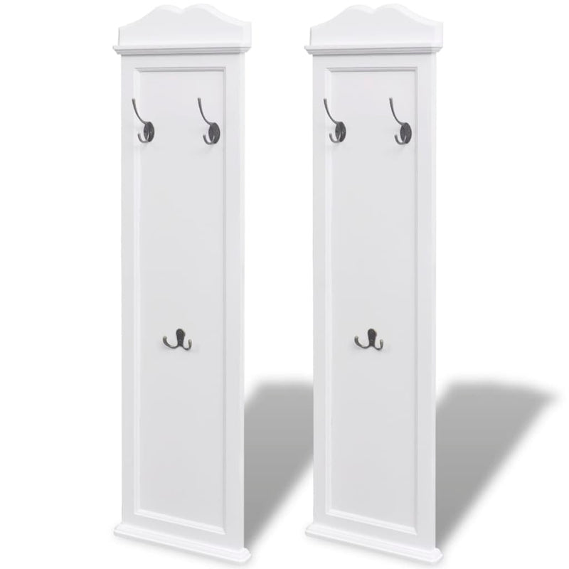 vidaXL 2 db fehér fogas
