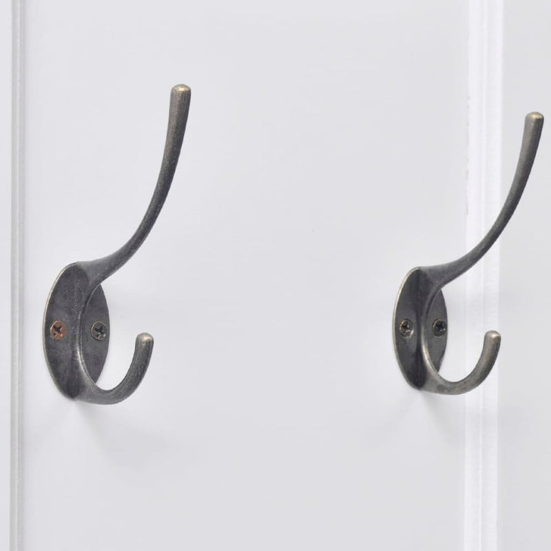 vidaXL 2 db fehér fogas