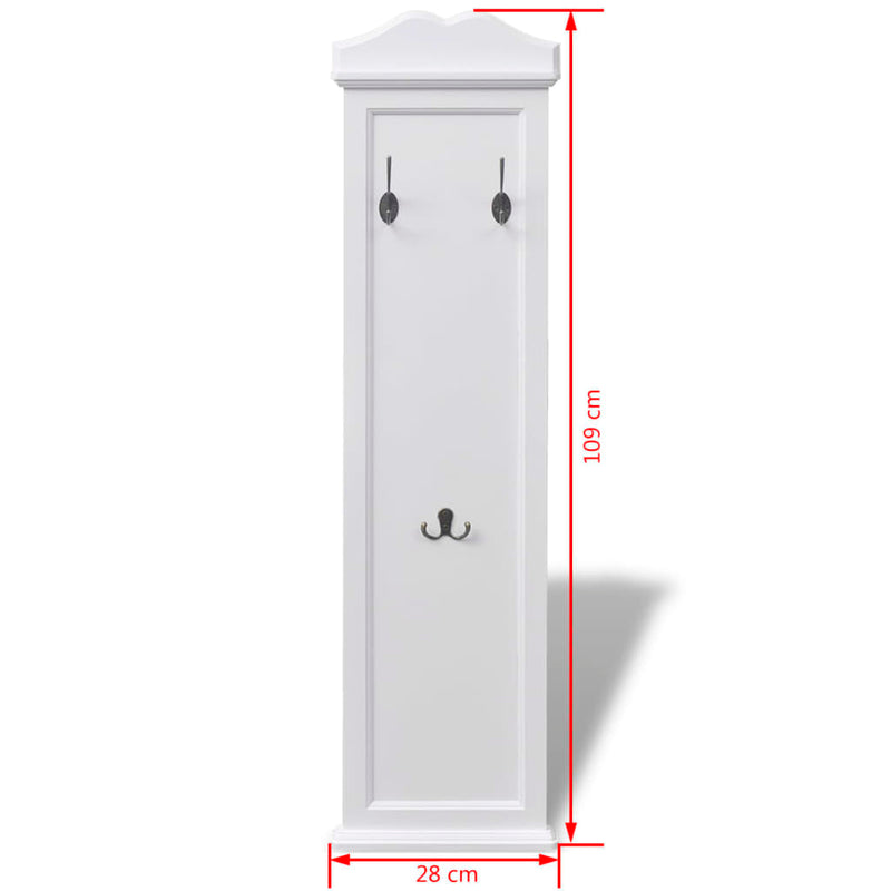 vidaXL 2 db fehér fogas