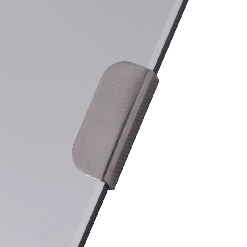 vidaXL 8 db keret nélküli tükörcsempe 20,5 cm