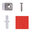 vidaXL 8 db keret nélküli tükörcsempe 20,5 cm