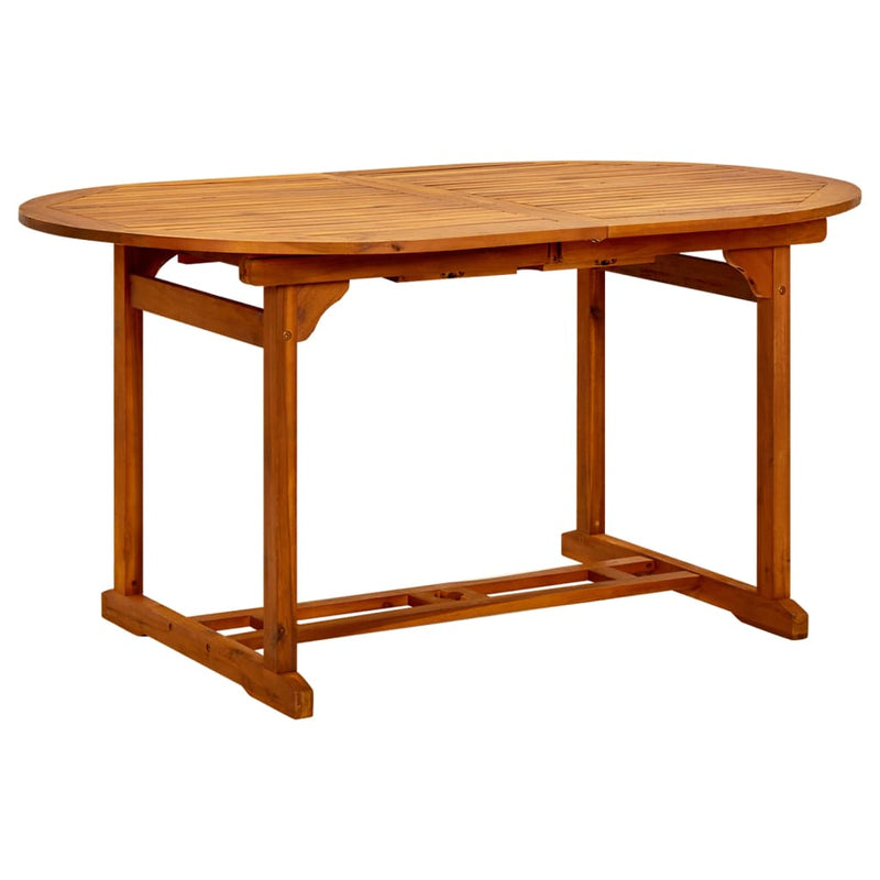 vidaXL tömör akácfa kerti asztal 200 x 100 x 75 cm