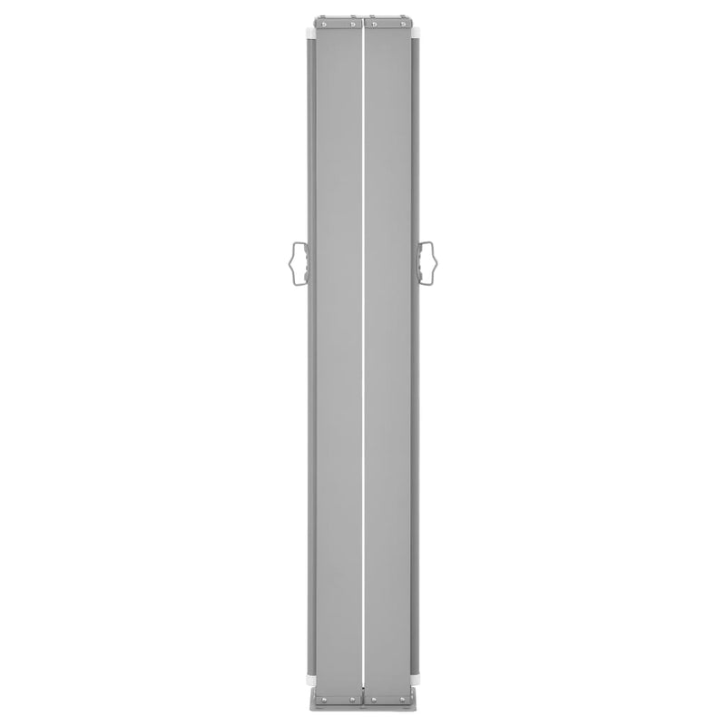 vidaXL fekete behúzható oldalsó napellenző 160 x 600 cm