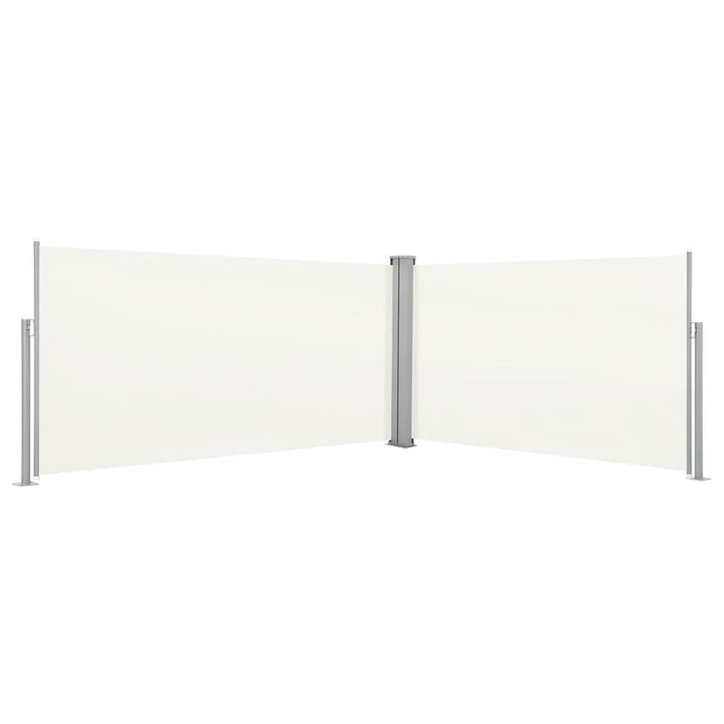 vidaXL összecsukható oldalsó napellenző 160x600 cm krém