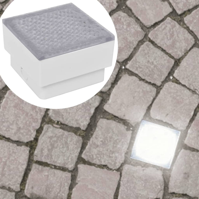 vidaXL 6 db beépíthető LED fény 100 x 100 x 68 mm