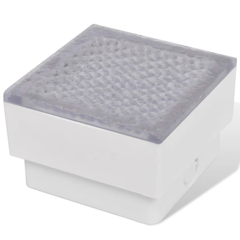 vidaXL 12 db beépíthető LED fény 100 x 100 x 68 mm