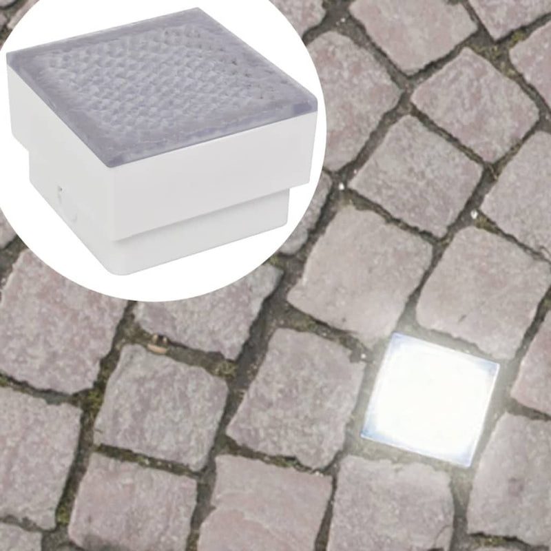 vidaXL 12 db beépíthető LED fény 100 x 100 x 68 mm