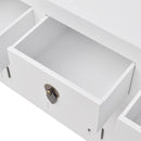 vidaXL fehér tömör fa kínai stílusú tálaló