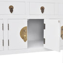 vidaXL fehér tömör fa kínai stílusú tálaló