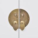 vidaXL fehér tömör fa kínai stílusú tálaló