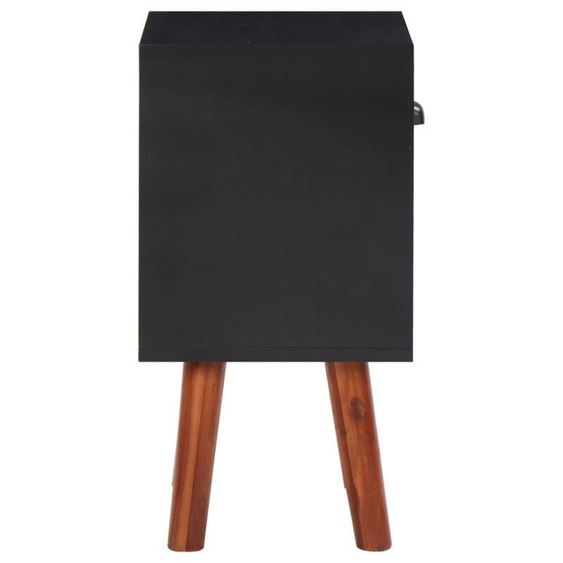 vidaXL tömör akácfa éjjeliszekrény 40 x 30 x 57 cm