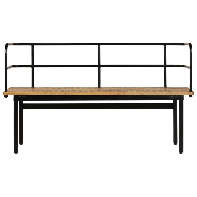 vidaXL tömör mangófa pad 120 x 40 x 70 cm