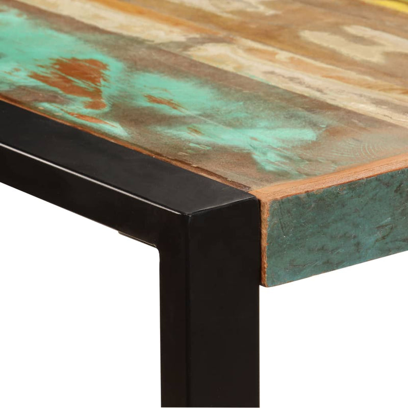 vidaXL tömör újrahasznosított fa étkezőasztal 180 x 90 x 75 cm