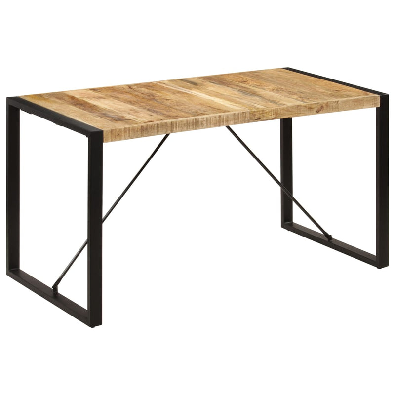 vidaXL tömör mangófa étkezőasztal 140 x 70 x 75 cm