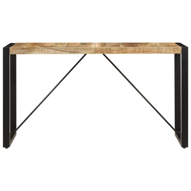 vidaXL tömör mangófa étkezőasztal 140 x 70 x 75 cm