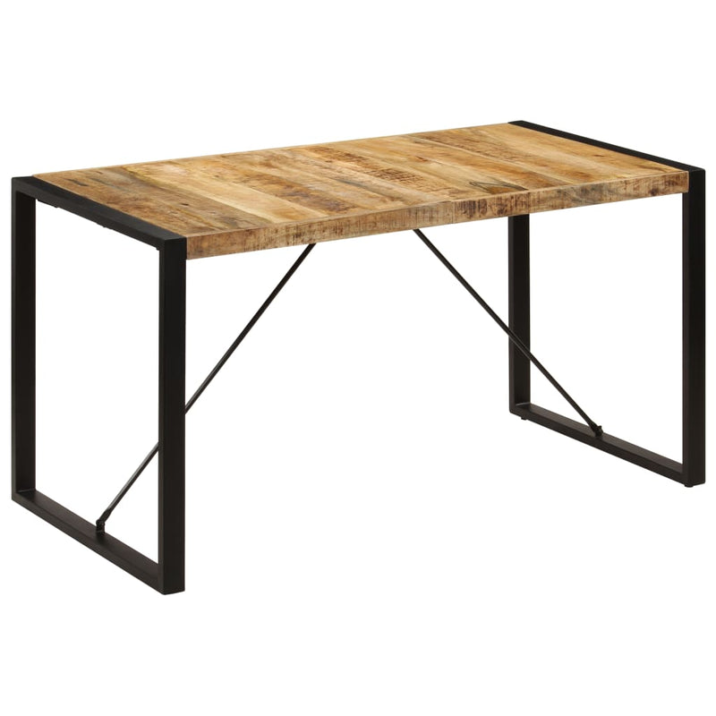 vidaXL tömör mangófa étkezőasztal 140 x 70 x 75 cm
