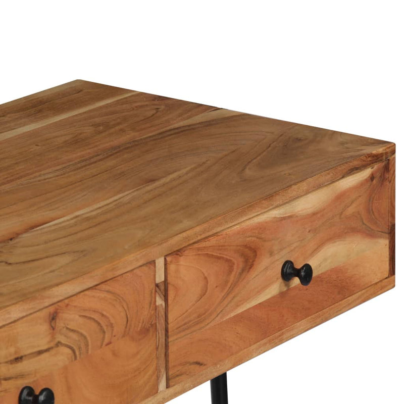 vidaXL tömör akácfa fali pult 90 x 40 x 170 cm