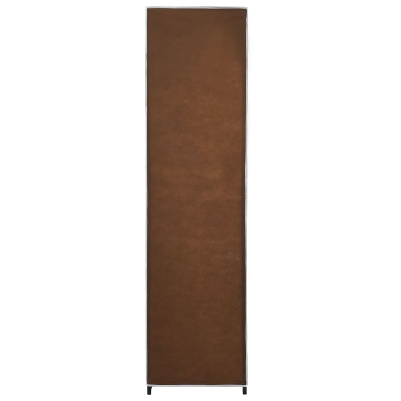 vidaXL barna ruhásszekrény 4 tárolórekesszel 175 x 45 x 170 cm