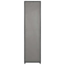 vidaXL szürke ruhásszekrény 4 tárolórekesszel 175 x 45 x 170 cm