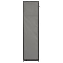 vidaXL szürke szövet ruhaszekrény rekeszekkel és rudakkal 150x45x175cm