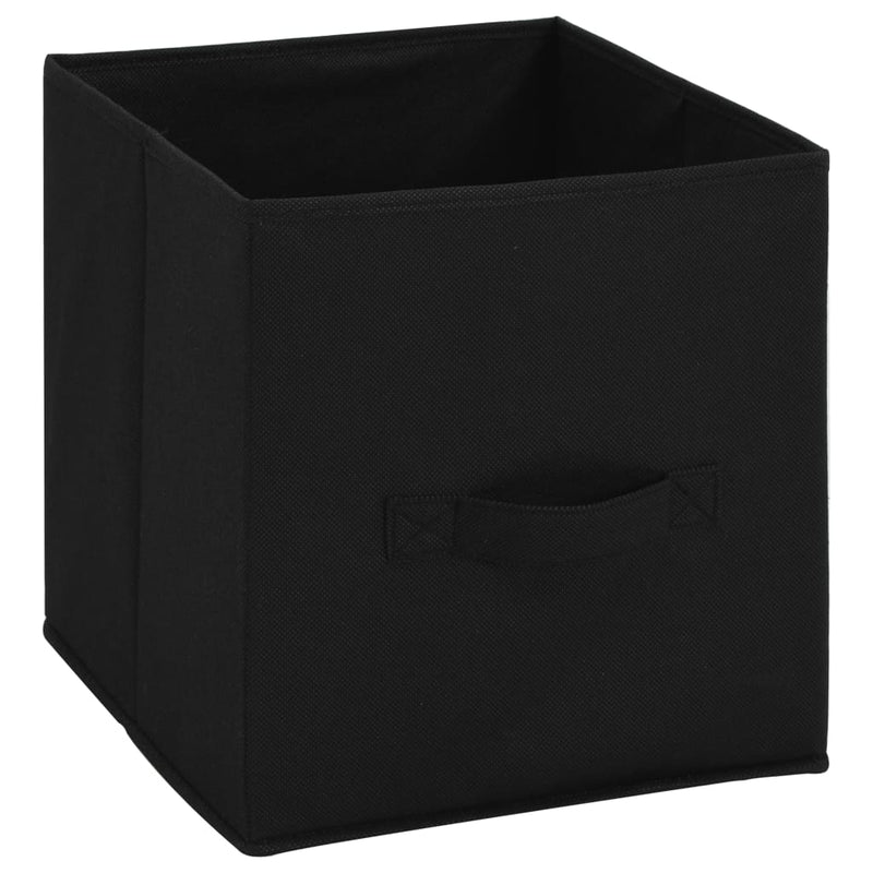 vidaXL acél tárolószekrény 4 db fekete szövetkosárral 63 x 30 x 71 cm