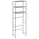 vidaXL 3-szintes ezüstszínű alumínium tárolóállvány 53 x 28 x 169 cm