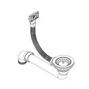 vidaXL fehér, egymedencés kerek gránit mosogatótálca