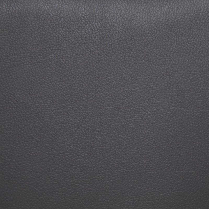 vidaXL szürke műbőr pad 139,5 cm