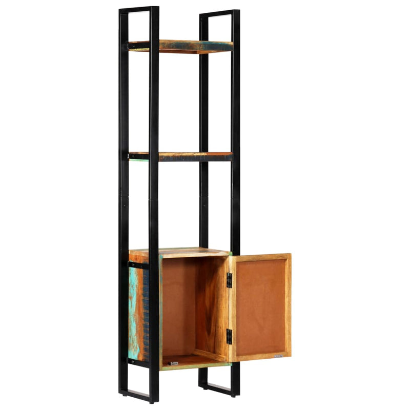 vidaXL tömör újrahasznosított fa könyvespolc 45 x 30 x 171 cm