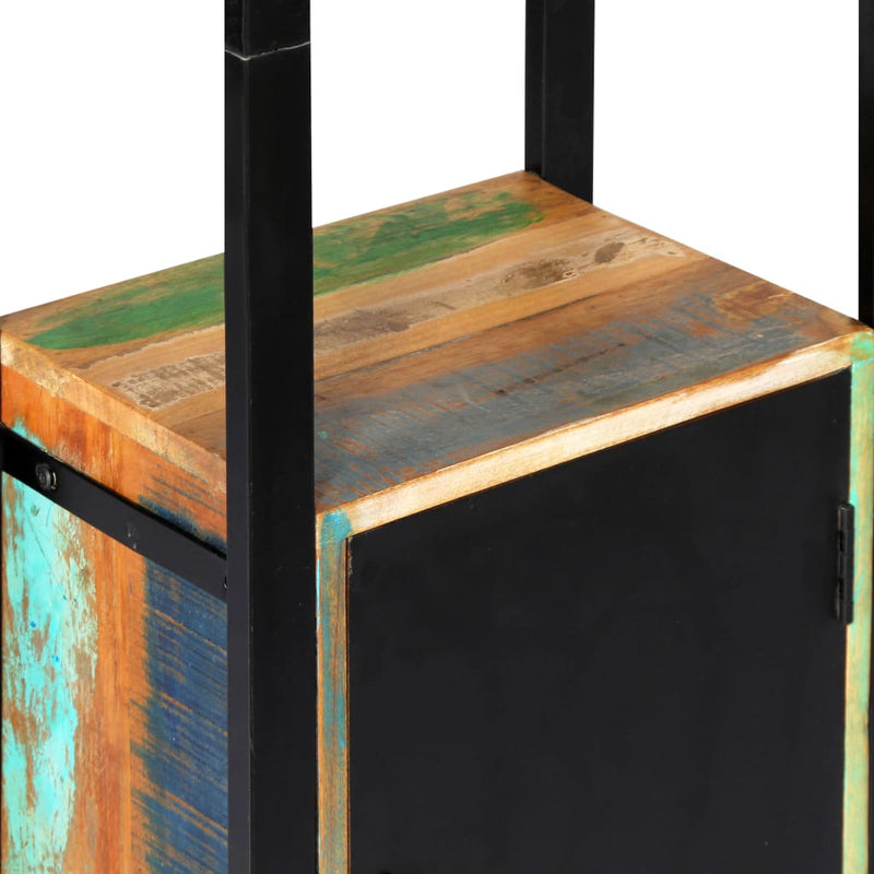 vidaXL tömör újrahasznosított fa könyvespolc 45 x 30 x 171 cm