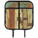 vidaXL tömör újrahasznosított fa tálalószekrény 60 x 30 x 75 cm