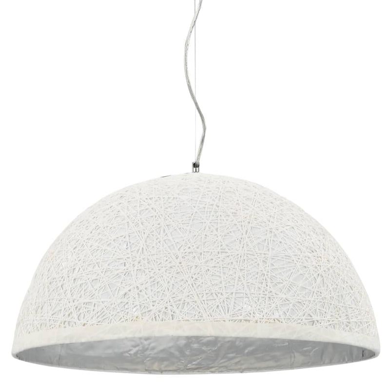 vidaXL fehér-ezüst függőlámpa Ø50 cm E27