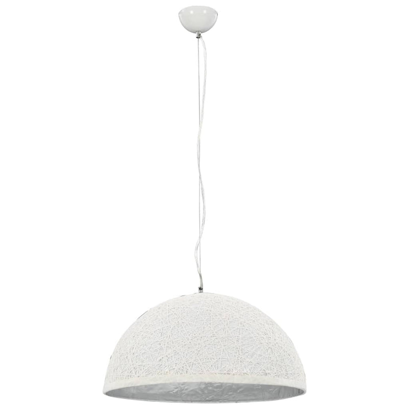 vidaXL fehér-ezüst függőlámpa Ø50 cm E27