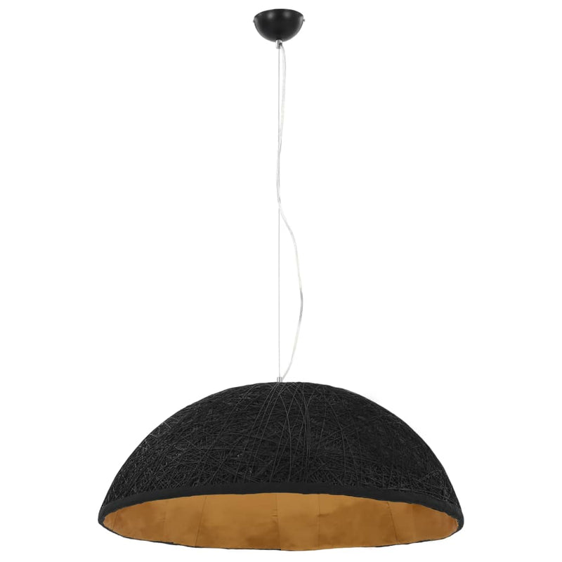 vidaXL fekete-arany függőlámpa Ø70 cm E27
