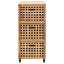 vidaXL tömör diófa fürdőszobai szekrény 41 x 41 x 91 cm