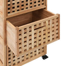 vidaXL tömör diófa fürdőszobai szekrény 41 x 41 x 91 cm