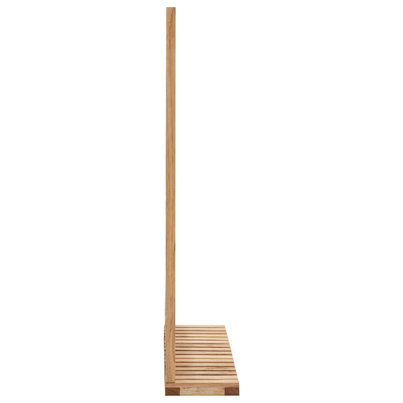 vidaXL tömör diófa fürdőszobai tükör 60 x 12 x 62 cm