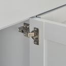 vidaXL szürke komód 112 x 35 x 81 cm