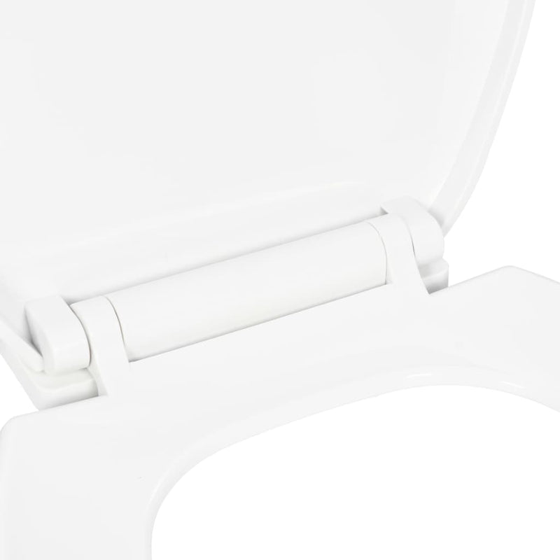 vidaXL fehér gyorsan szerelhető WC-ülőke lassan csukódó fedéllel