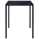 vidaXL 7 darabos bordó étkezőszett