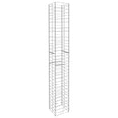 vidaXL 3 darab horganyzott acél gabion kosár 25 x 25 x 197 cm
