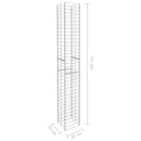 vidaXL 3 darab horganyzott acél gabion kosár 25 x 25 x 197 cm